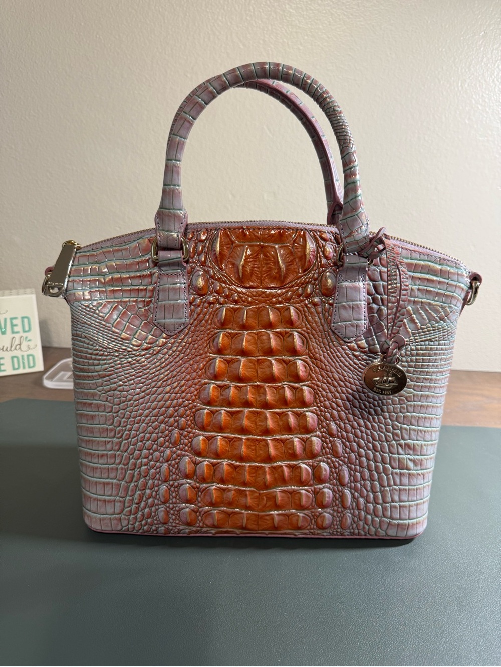 NWT BRAHMIN MEDIUM DUXBURY FLIRTY OMBRE